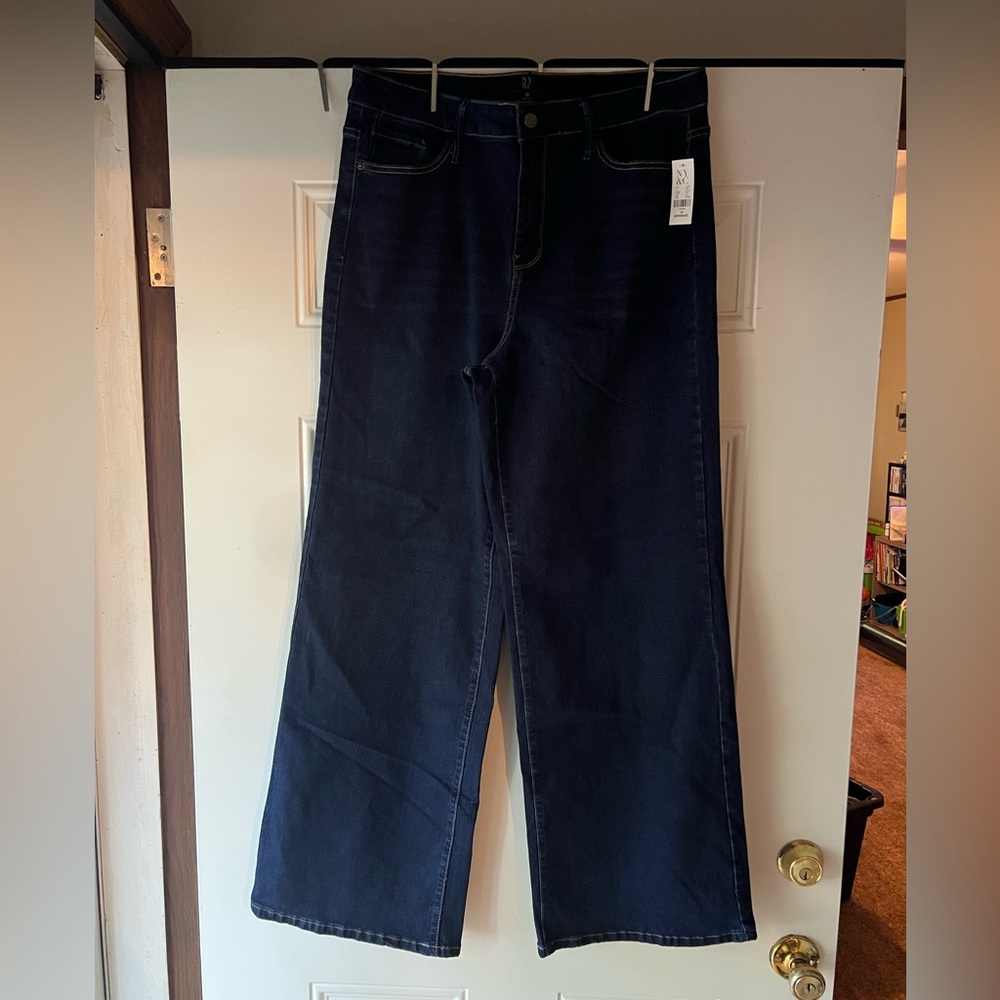 New York & Company Deep Blue Jeans